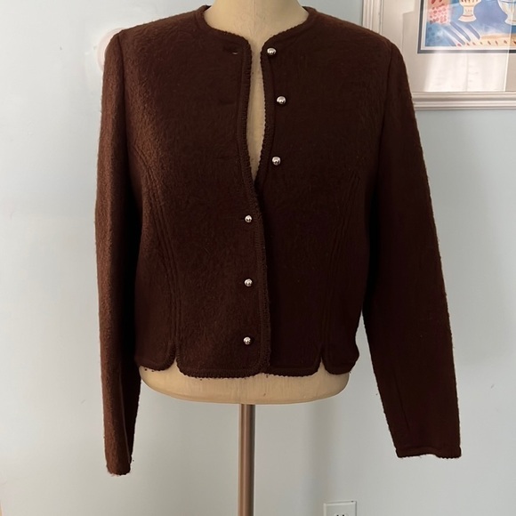 Eagle’s Eye Vintage 100% Wool Jacket Hong Kong size 12 - Picture 8 of 8